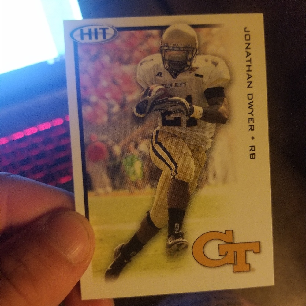 Jonathan Dwyer #82 2010 sage hit football card